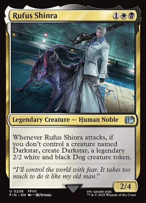 Rufus Shinra (238) (Foil) - Final Fantasy - Game On