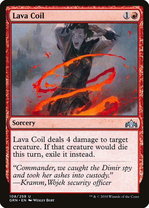 Lava Coil (108) - Guilds of Ravnica - Game On