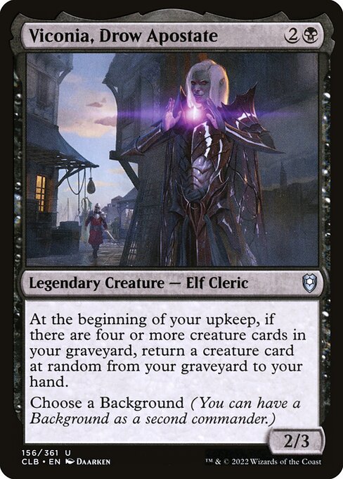 Viconia, Drow Apostate (156) (Foil) - Commander Legends: Battle for Baldur's Gate - Game On