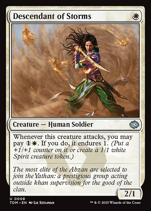 Descendant of Storms (8) (Foil) - Tarkir: Dragonstorm - Game On