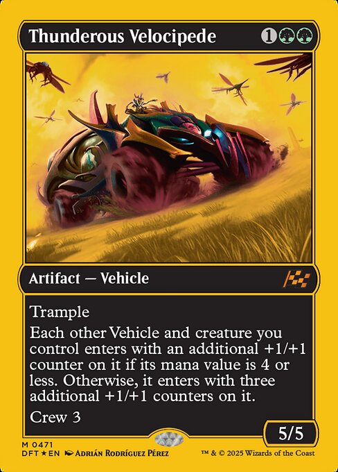 Thunderous Velocipede (471) (Foil) - Aetherdrift - Game On
