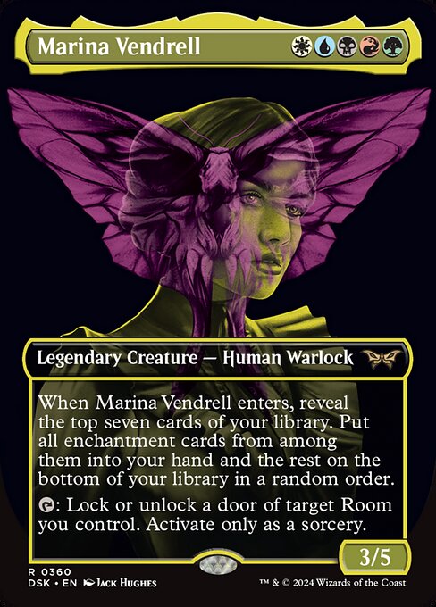 Marina Vendrell (360) - BORDERLESS - FULL ART - Duskmourn: House of Horror - Game On