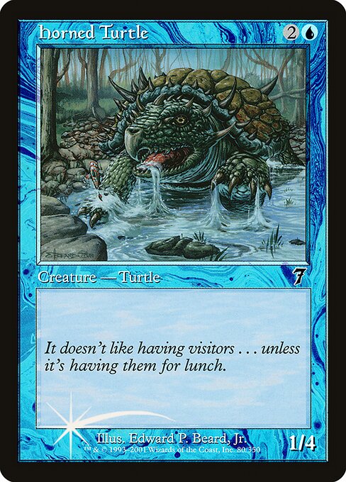 Horned Turtle (80★) - Seventh Edition - Game On
