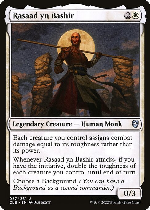 Rasaad yn Bashir (37) (Foil) - Commander Legends: Battle for Baldur's Gate - Game On