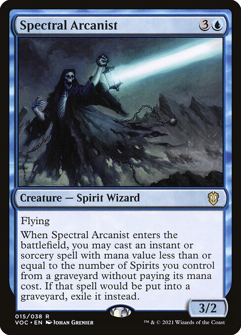 Spectral Arcanist (15) - Crimson Vow Commander - Game On