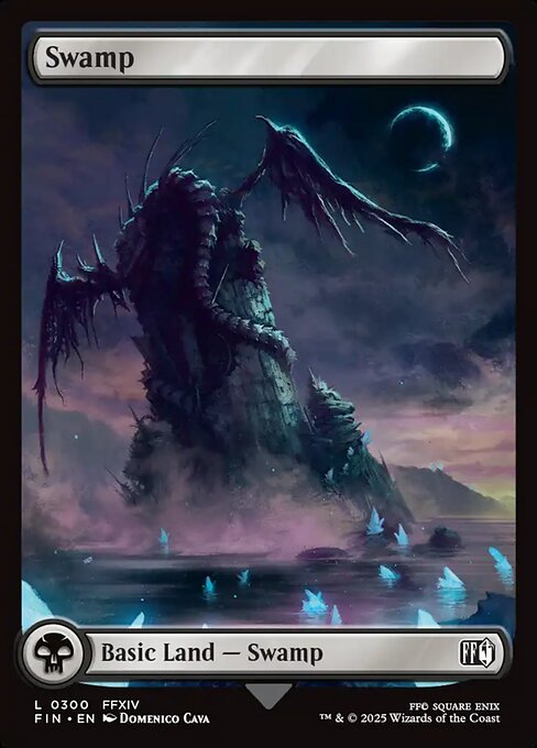 Swamp (300) - FULL ART (Foil) - Final Fantasy - Game On