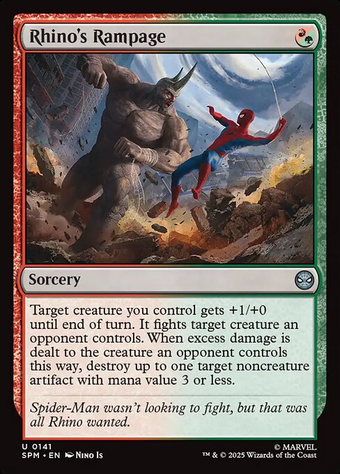 Rhino's Rampage (141) (Foil) - Marvel's Spider-Man - Game On
