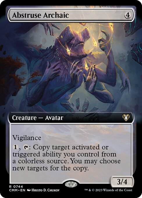Abstruse Archaic (744) - EXTENDED ART - Commander Masters - Game On