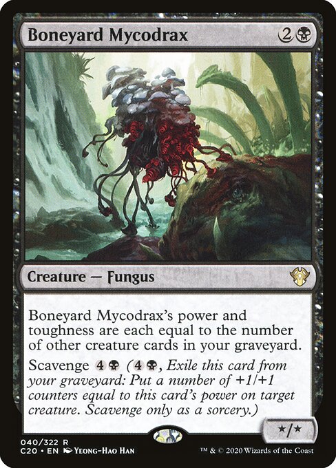 Boneyard Mycodrax (40) - Commander 2020 - Game On
