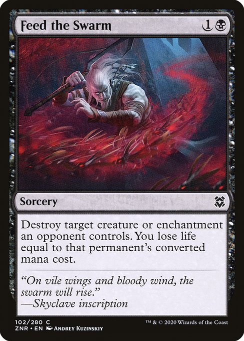 Feed the Swarm (102) (Foil) - Zendikar Rising - Game On