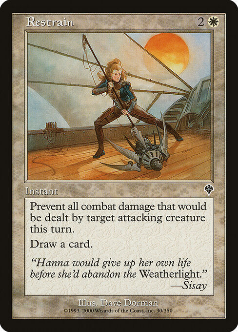 Restrain (30) (Foil) - Invasion - Game On
