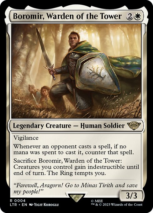 Boromir, Warden of the Tower (4) - The Lord of the Rings: Tales of Middle-earth - Game On