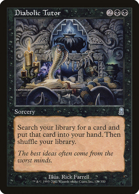 Diabolic Tutor (129) - Odyssey - Game On