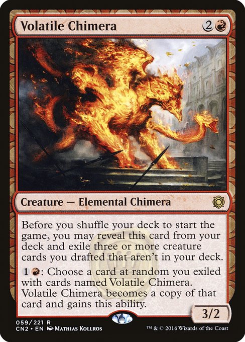 Volatile Chimera (59) (Foil) - Conspiracy: Take the Crown - Game On