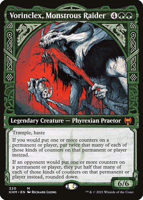 Vorinclex, Monstrous Raider (320) - SHOWCASE (Foil) - Kaldheim - Game On