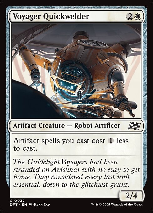 Voyager Quickwelder (37) (Foil) - Aetherdrift - Game On