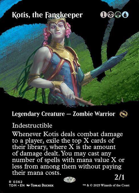 Kotis, the Fangkeeper (362) - BORDERLESS - FULL ART - Tarkir: Dragonstorm - Game On