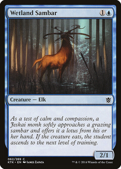 Wetland Sambar (62) (Foil) - Khans of Tarkir - Game On