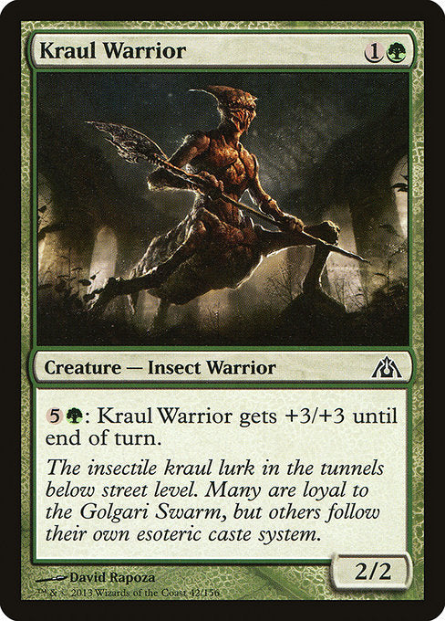 Kraul Warrior (42) (Foil) - Dragon's Maze - Game On
