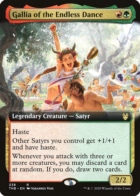 Gallia of the Endless Dance (338) - EXTENDED ART - Theros Beyond Death - Game On
