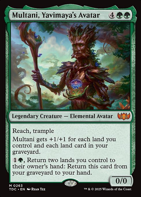 Multani, Yavimaya's Avatar (263) - Tarkir: Dragonstorm Commander - Game On