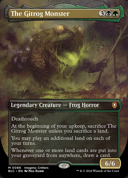 The Gitrog Monster (88) - BORDERLESS - Bloomburrow Commander - Game On