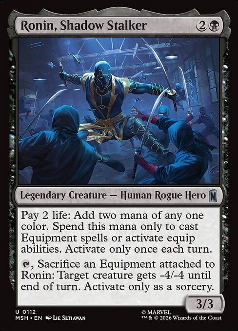 Ronin, Shadow Stalker (112) (Foil) - Marvel Super Heroes - Game On