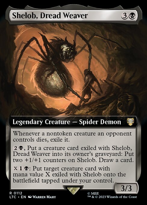 Shelob, Dread Weaver (112) - EXTENDED ART - Tales of Middle-earth Commander - Game On