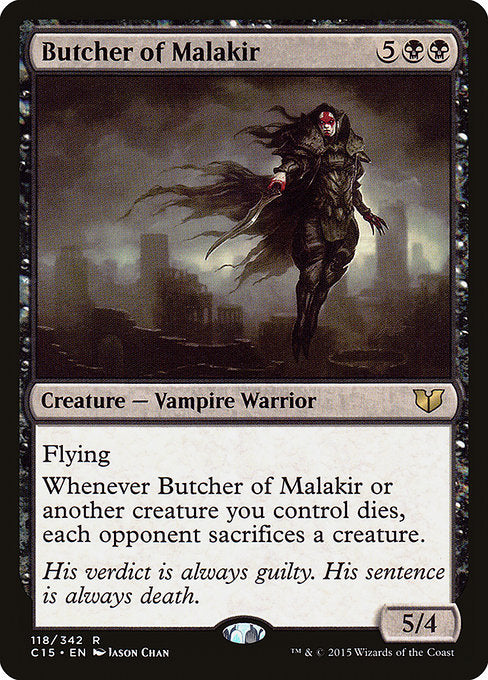 Butcher of Malakir (118) - Commander 2015 - Game On