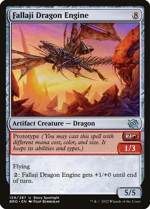 Fallaji Dragon Engine (159) (Foil) - The Brothers' War - Game On