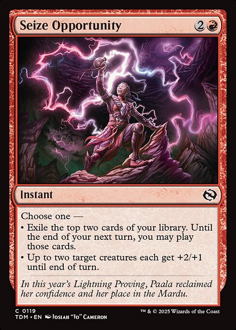 Seize Opportunity (119) (Foil) - Tarkir: Dragonstorm - Game On