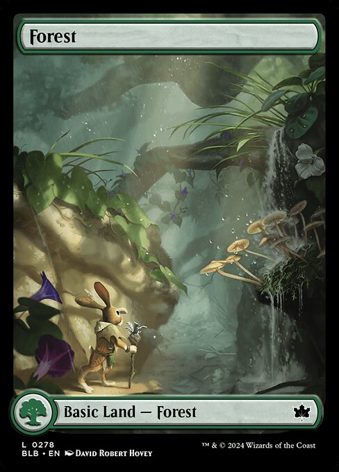 Forest (278) - FULL ART (Foil) - Bloomburrow - Game On
