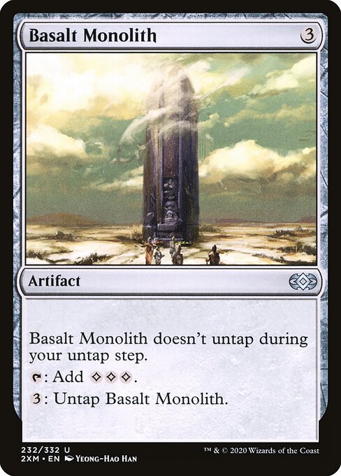 Basalt Monolith (232) (Foil) - Double Masters - Game On