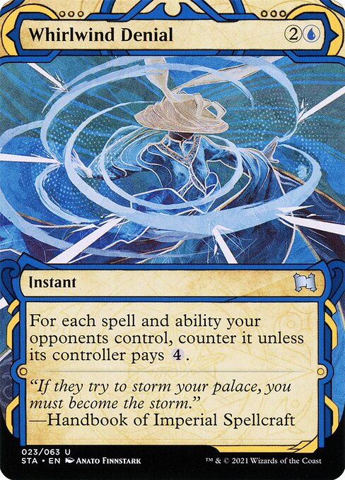 Whirlwind Denial (23) - BORDERLESS - Strixhaven Mystical Archive - Game On