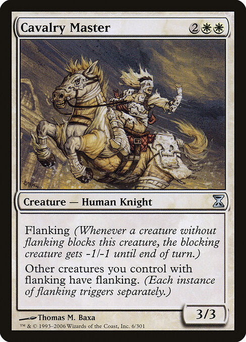 Cavalry Master (6) (Foil) - Time Spiral - Game On