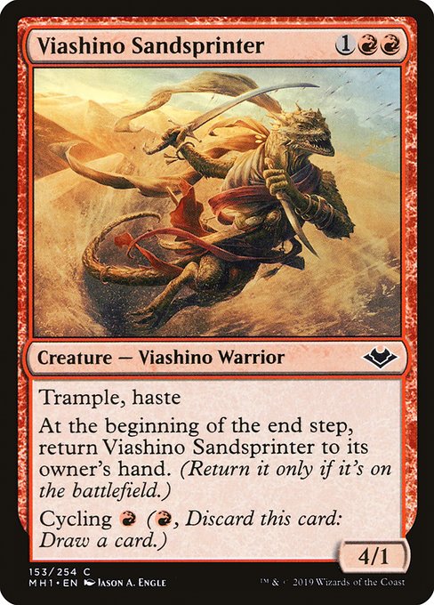 Viashino Sandsprinter (153) (Foil) - Modern Horizons - Game On