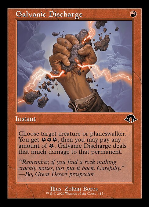 Galvanic Discharge (417) (Foil) - Modern Horizons 3 - Game On
