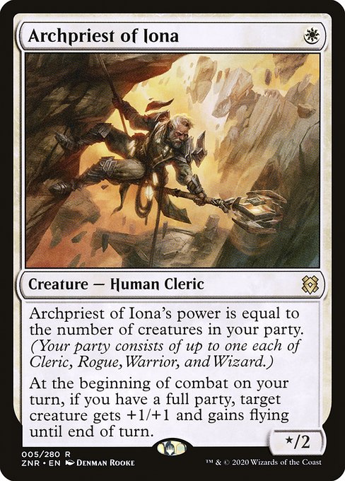 Archpriest of Iona (5) - Zendikar Rising - Game On