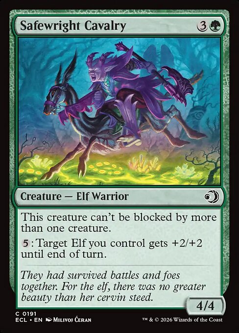 Safewright Cavalry (191) (Foil) - Lorwyn Eclipsed - Game On