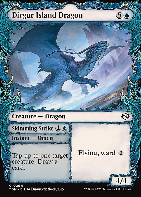 Dirgur Island Dragon // Skimming Strike (294) - SHOWCASE - Tarkir: Dragonstorm - Game On