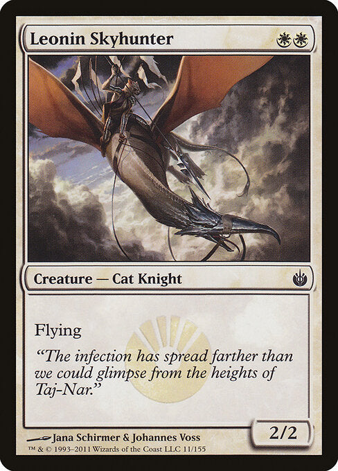 Leonin Skyhunter (11) - Mirrodin Besieged - Game On