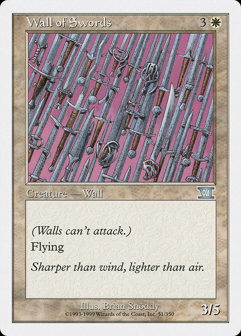 Wall of Swords (51) - Classic Sixth Edition - Game On