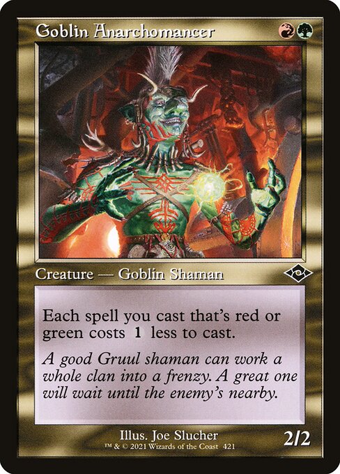 Goblin Anarchomancer (421) (Etched) - Modern Horizons 2 - Game On