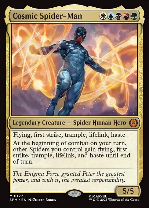 Cosmic Spider-Man (127) (Foil) - Marvel's Spider-Man - Game On