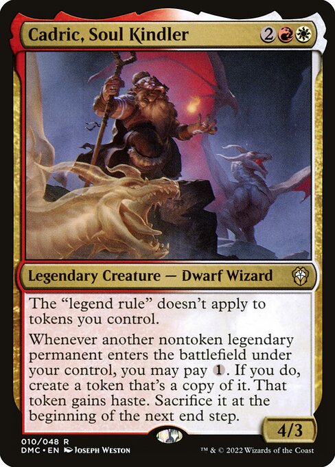 Cadric, Soul Kindler (10) - Dominaria United Commander - Game On
