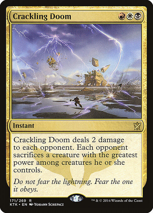 Crackling Doom (171) - Khans of Tarkir - Game On