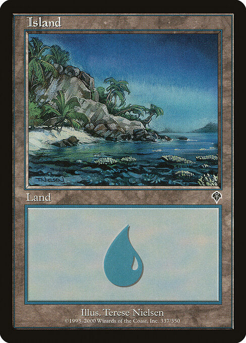 Island (337) (Foil) - Invasion - Game On