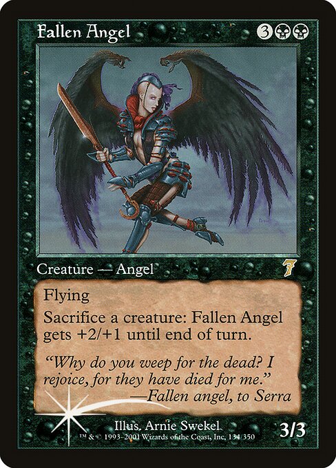 Fallen Angel (134★) - Seventh Edition - Game On