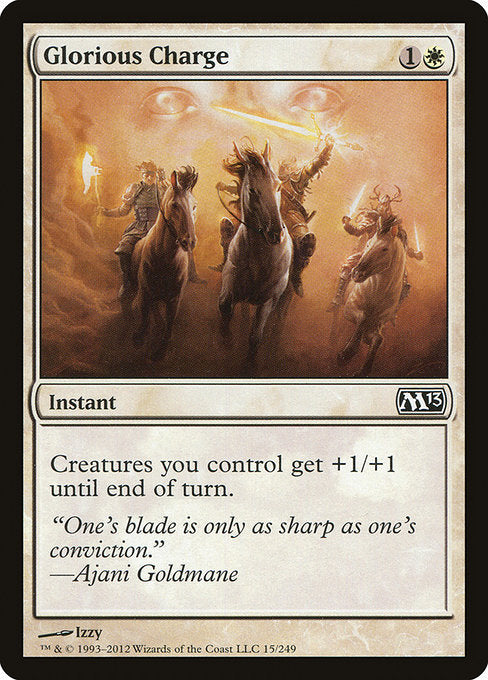 Glorious Charge (15) (Foil) - Magic 2013 - Game On