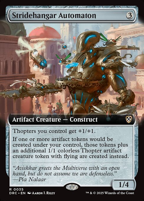 Stridehangar Automaton (35) - EXTENDED ART - Aetherdrift Commander - Game On